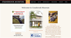 Desktop Screenshot of cranbrookmuseum.org